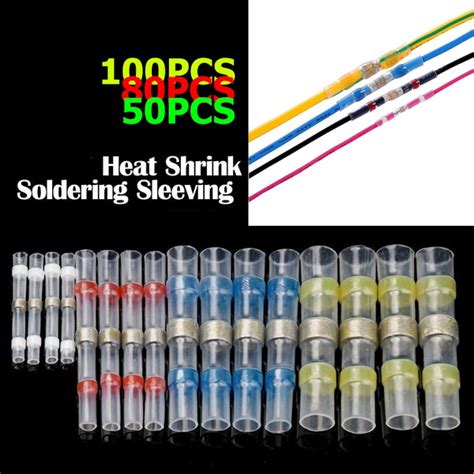 5080100pcs Heat Shrink Soldering Connectors Kit Wish
