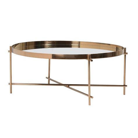 Browse by oscarine lucite round mirrored coffee table. GOLD ROUND MIRRORED COFFEE TABLE » Visual Roars Interiors