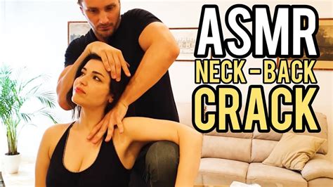 Asmr 40 Cracks Neck And Back Chiropractic Adjustment Asmr Barber Youtube