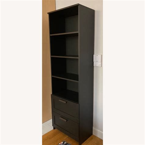 Ikea Brimnes Bookcase Black Aptdeco