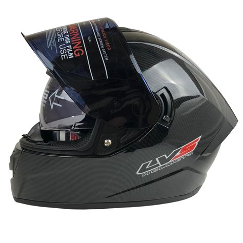 Helmet Factory Oem Cool Black Carbon Fiber Full Face Motorcycle Helmets