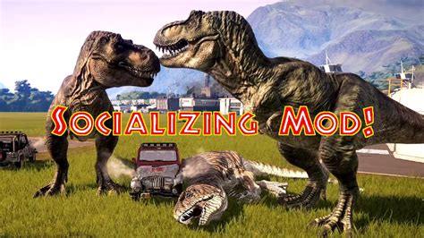 Large Carnivores Socializing Mod Jurassic World