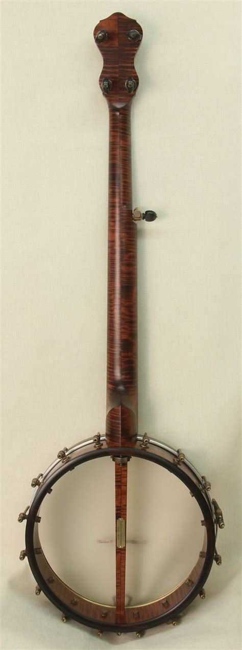 067 Custom Curly Maple Whyte Laydie Banjo 5 Seeders Instruments
