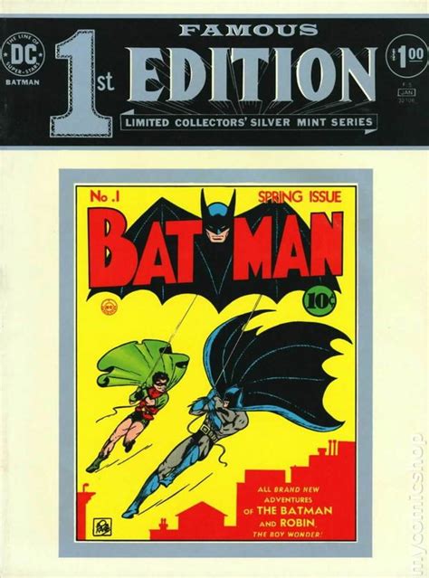 Famous First Edition Batman 1975 Dc Treasury Comic Books