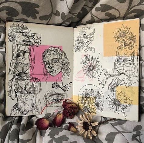 👼🏼🕊 jennapinns sketchbook ideas inspiration sketch book art journal challenge
