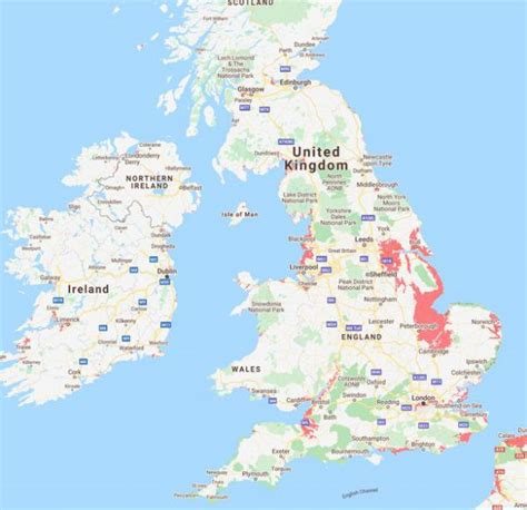 Chilling Doomsday Map Shows How Uk Will Be Left Underwater In 80