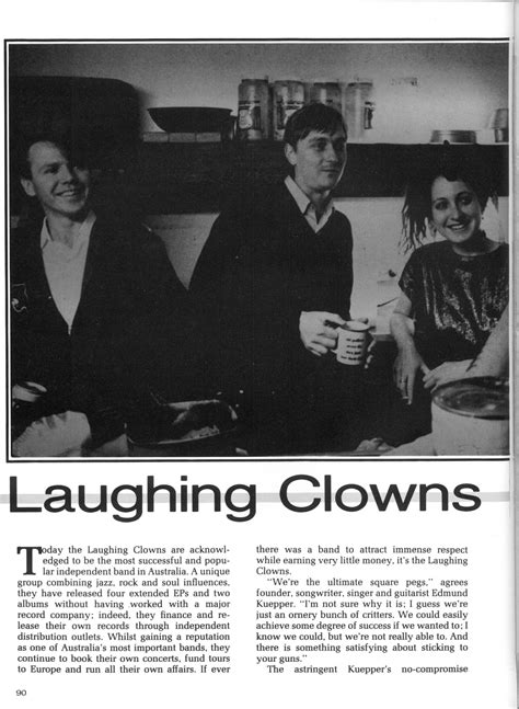 That Striped Sunlight Sound Laughing Clowns Article 1985