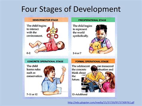 Jean Piaget Cognitive Development Chart