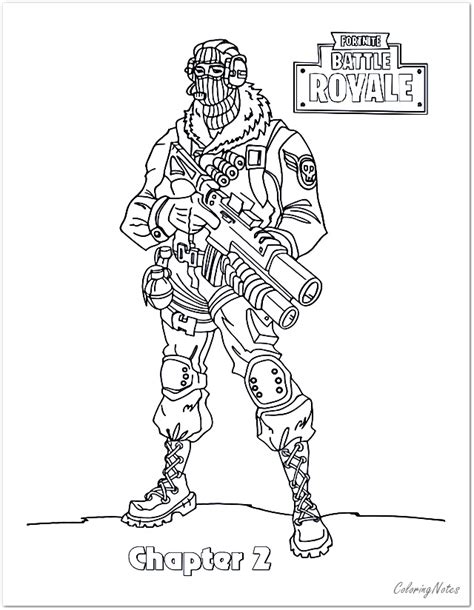 Fortnite Coloring Pages Chapter Season