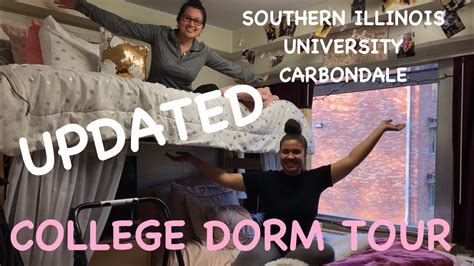 Updated College Dorm Tour Southern Illinois University Carbondale