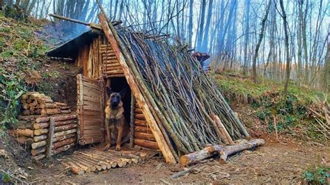 Bushcraft Winter Camping Build Survival Forest Shelter Off Grid