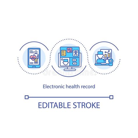 Electronic Health Record System Stock Illustrations 287 Electronic