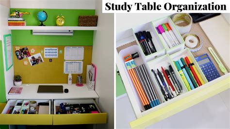 How To Organise Your Study Table Vlrengbr