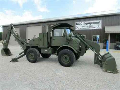 Unimog Backhoe Loader