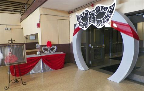 Quinceanera Masquerade Theme In Apple Red And Silver With A Bling Entry