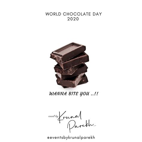 World Chocolate Day 2020 Chocolate Day Chocolate Easy Diy Ts