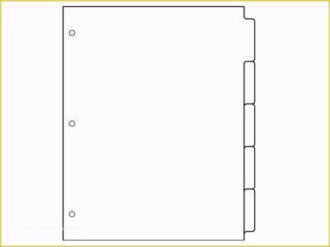 Free Printable Divider Tabs Template