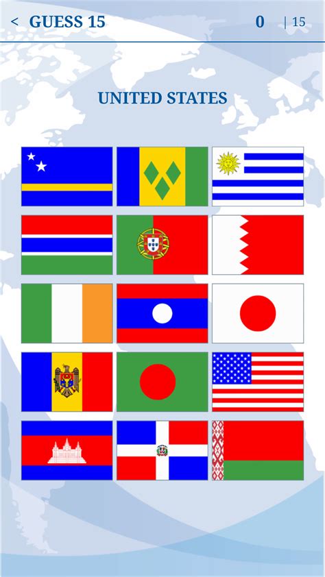 The Flags Of The World Flag Quiz Amazon Co Uk Appstore For Android