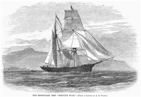 Posterazzi Missionary Ship 1870 Nthe American Missionary Schooner