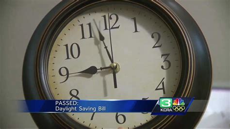 Bill To End Daylight Saving Time Moves Forward