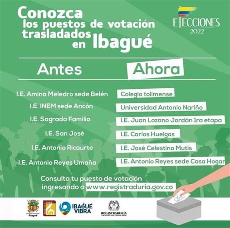 Ojo Trasladaron algunos puestos de votación para este domingo en