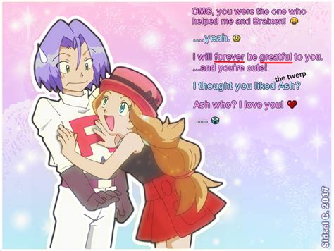 Love U Serena And James Pokemon Glamourshipping By Sidselc On Deviantart
