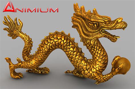 Chinese Dragon 3d Model