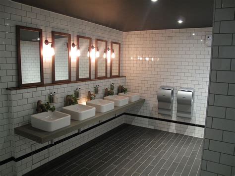 Cool Industrial Toilet Design With Stylish Subway Tiles From Solus