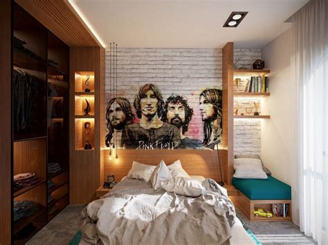 51 Cool Bedrooms With Tips To Help You Accessorize Yours Music Themed