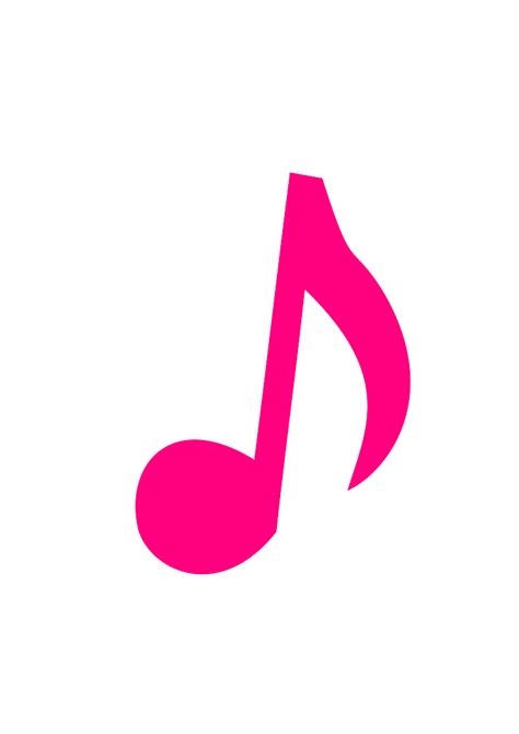 Pink Music Note Wallpaper