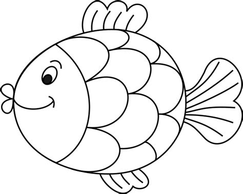Download Fish Outline Clipart Png صورة سمكة Clip Art Full Size Png