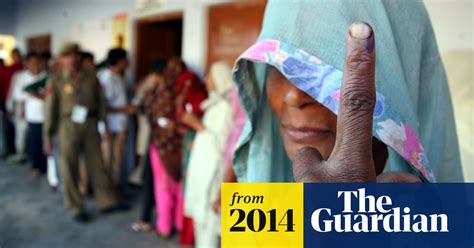 Voters In India Show Us The Ink On Your Fingers India Elections 2014 The Guardian