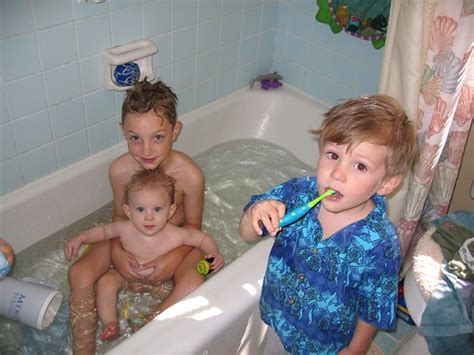 Boys At Bath Time Yvettefd Flickr