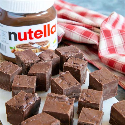 Easy Nutella Fudge Recipe Fuss Free Flavours