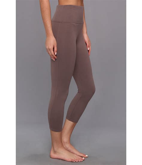 Lyst Spanx Ready To Wow Capri Structured Leggings In Brown