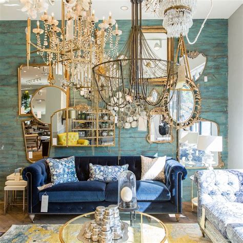 Living Room Design Gold Mirror Chandelier Anthropologie Anthropologie