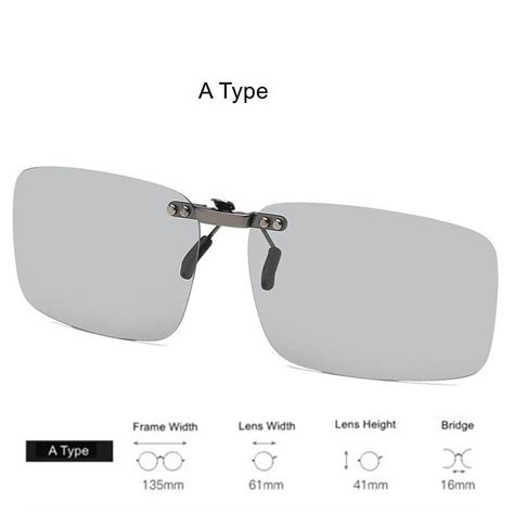 polarized clip on sunglasses outdoor transition photochromic fit driving