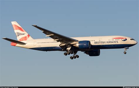 G Zzza British Airways Boeing 777 236 Photo By Piotr Persona Id