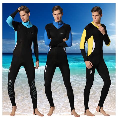 Hisea 05mm Snorkeling Dive Skin Rash Guards With Men Jumpsuit Wetsuit