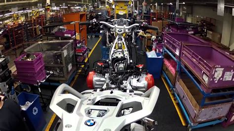 Bmw Motorcycle Assembly Berlin Plant Youtube