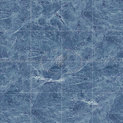 Royal Blue Marble Tile Texture Seamless 14160
