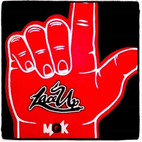 Download Lace Up Red Hand Sign Wallpaper