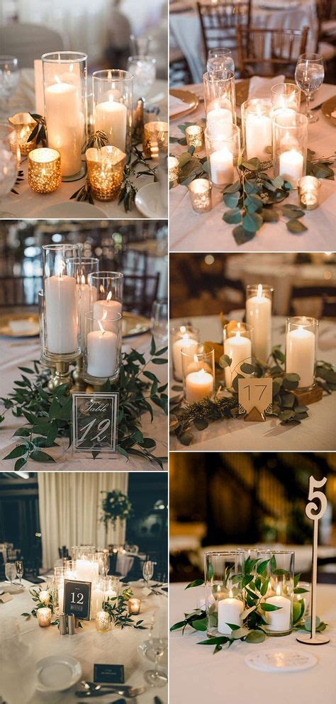 20 Budget Friendly Simple Wedding Centerpiece Ideas With Candles