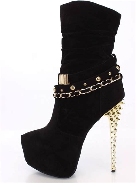 High Heel Boots Ankle Heeled Boots Stiletto Heels Shoes Heels Hot