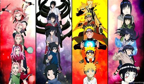 Naruto Sasuke Hinata Sakura Wallpapers By Sapphireyanou On Deviantart