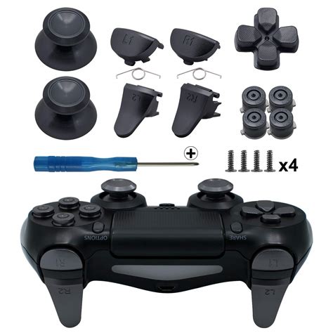 Buy Tomsin Metal Buttons For Ps4 Slim Ps4 Pro Controller Aluminum