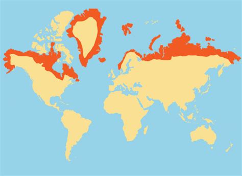 Range Map Arctic Fox