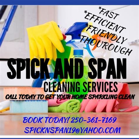 Spick And Span Cleaning Services Victoria City Victoria
