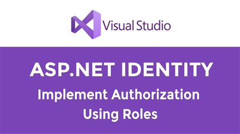 Asp Net Mvc How To Implement Role Based Authorization Youtube