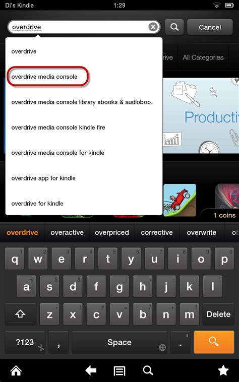 Downloaded and installed overdrive media console and downloaded a wma audio book from my local library. NH Downloadable Books: OverDrive Media Console App on a ...